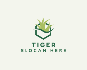 Gardener - Gardening Grass Lawn logo design