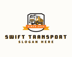 Dump Truck Transport logo design