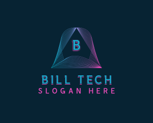 Pyramid Tech Developer logo design