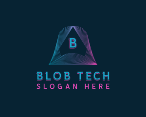 Pyramid Tech Developer logo design