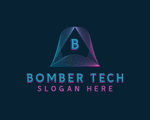 Pyramid Tech Developer logo design