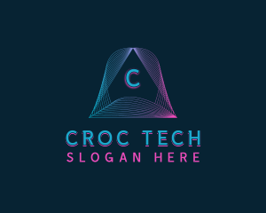 Pyramid Tech Developer logo design