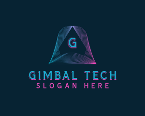 Pyramid Tech Developer logo design