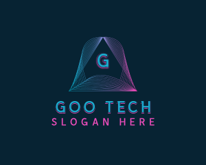 Pyramid Tech Developer logo design