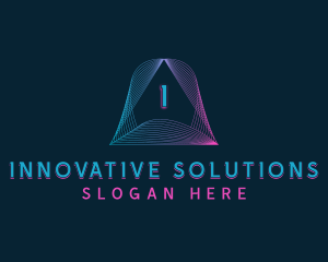 Pyramid Tech Developer logo design