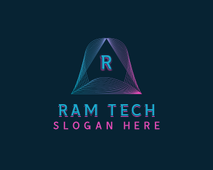 Pyramid Tech Developer logo design