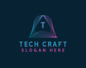 Developer - Pyramid Tech Developer logo design