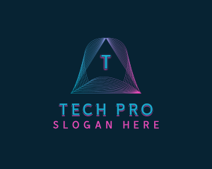 Developer - Pyramid Tech Developer logo design