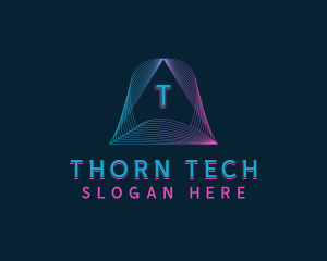 Pyramid Tech Developer logo design