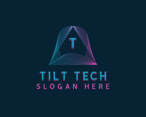 Pyramid Tech Developer logo design