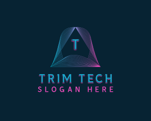 Pyramid Tech Developer logo design