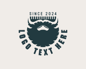 Metal Razor - Beard Hairstylist Barbershop logo design