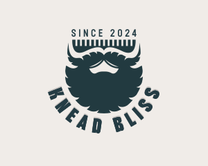 Beard Hairstylist Barbershop Logo