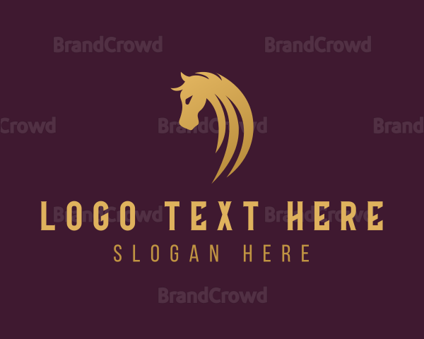 Horse Racing Stallion Logo