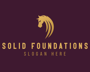 Horse Breeding - Horse Racing Stallion logo design