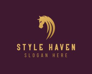 Horse Race - Horse Racing Stallion logo design
