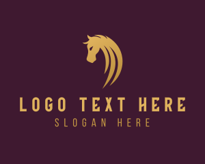 Horse Racing Stallion Logo