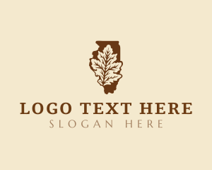 Mountain Maple - Illinois White Oak Leaf logo design