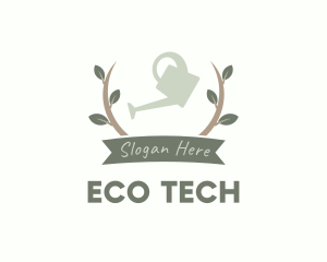 Ecosystem - Garden Watering Can logo design