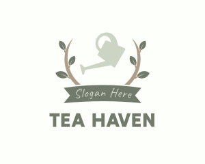 Garden Watering Can logo design