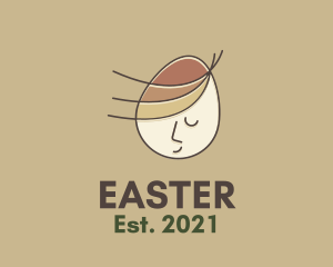 Child Egg Head logo design