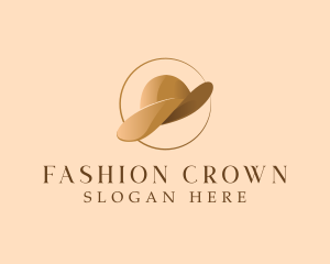 Feminine Fashion Hat logo design