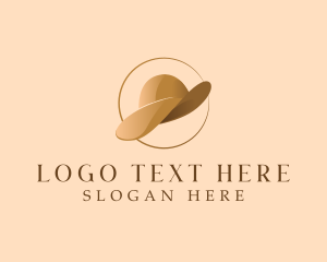 Sun Hat - Feminine Fashion Hat logo design