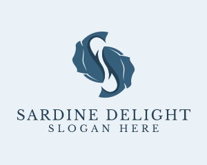 Sardine - Pisces Fish Zodiac Sign logo design