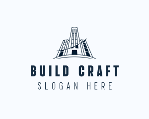 Building Blueprint Architecture logo design