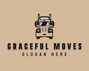 Truck Transport Vehicle logo design