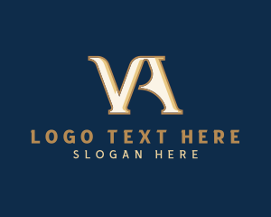 Letter Va - Company Business Letter VA logo design