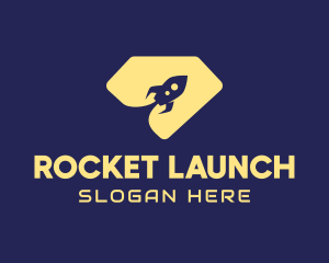 Rocket Launch App logo design