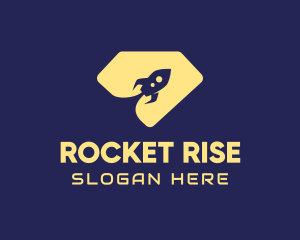 Rocket Launch App logo design