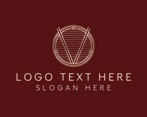 Digital Currency - Crypto Technology Letter V logo design
