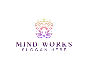 Therapeutic Meditation Yoga logo design