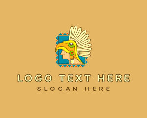 Avatar - Aztec Avatar Headdress logo design