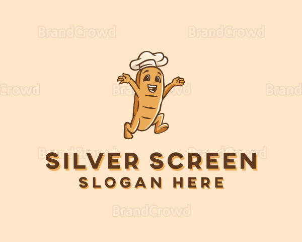 Bread Loaf Baguette Logo