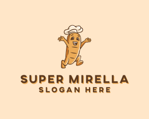 Bread Loaf Baguette Logo