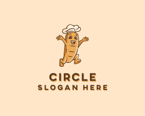 Bread Loaf Baguette Logo