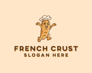 Baguette - Bread Loaf Baguette logo design