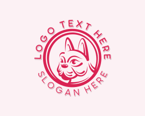Pet Shop - Puppy Dog Animal logo design