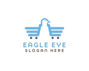 Eagle Shopping Cart logo design