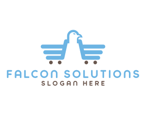 Eagle Shopping Cart logo design