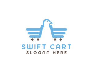 Eagle Shopping Cart logo design