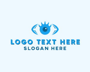 Blue Optical Clinic  logo design