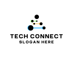 Digital Connection Technology logo design