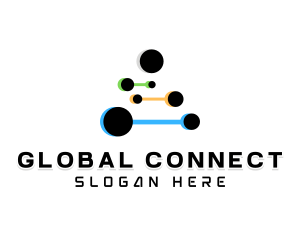 Digital Connection Technology logo design