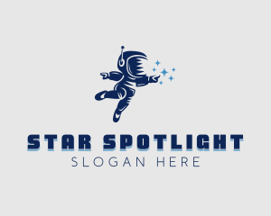 Astronaut Spaceman Suit logo design