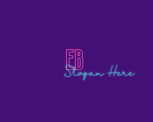 Modern Neon Light Logo