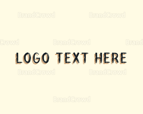 Rustic Handwritten Brand Logo